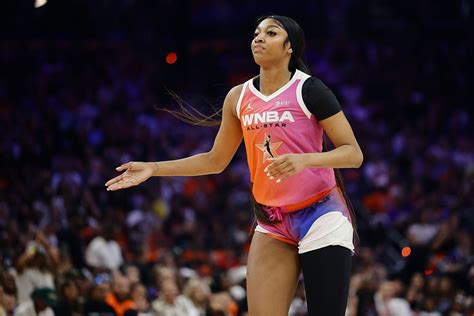 angel reese nipples|Angel Reese enjoys WNBA break in pink bikini in new photos